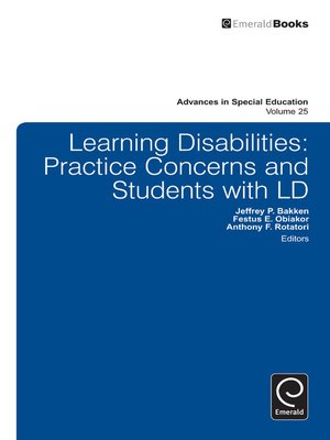 cover image of Advances in Special Education, Volume 25